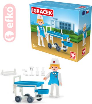 IGRÁČEK Zdravotní sestra s doplňky v krabičce