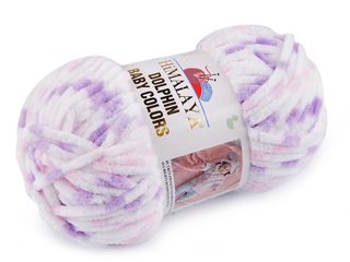 Dolphin Baby Colors Pletací žinylková příze 100 g