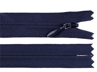 Spirálový zip skrytý YKK No 4 délka 25 cm