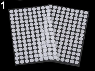 Suchý zip samolepicí kolečka Ø10 mm