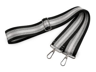Textilní ucho / popruh na tašku s karabinami délka 79-142 cm