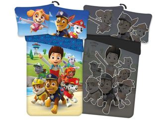 Povlečení Paw Patrol parta svítící Bavlna, 140/200, 70/80 cm