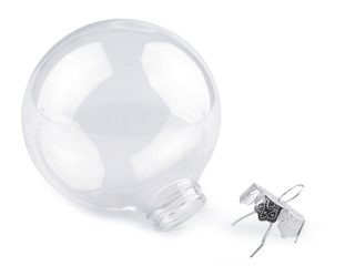 Baňka k dozdobení menší Ø8 cm, 2 ks