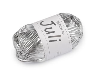 Pletací příze Juli metalická 100 g