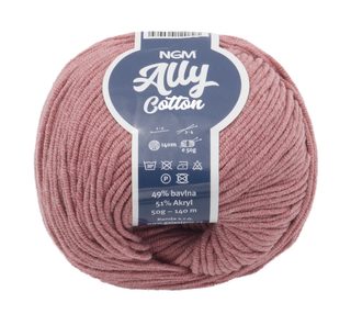 Příze ALLY cotton Modrá /024