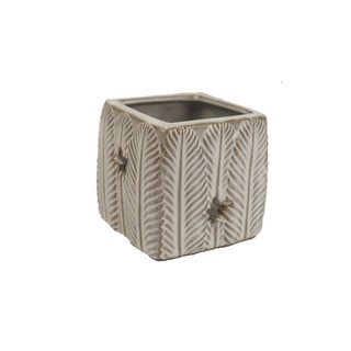 Dekorační svícen X4115 - 8.2 x 8.2 x 7.5 cm
