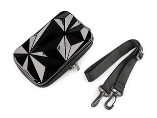 Dámská skořepinová kabelka / pouzdro crossbody s popruhem 18x11 cm