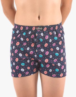 GINA dětské trenky volné chlapecké, šité, s potiskem 65015P