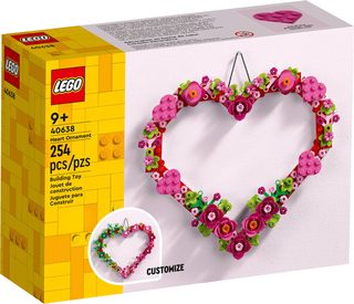 Ozdoba ve tvaru srdce 40638 stavebnice LEGO CREATOR