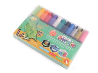 Kreativní akrylový fix / popisovač sada 12 ks, 4 mm