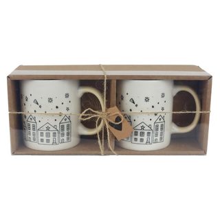 Porcelánový hrnek, 2 ks X7635/ S2 - 350ml