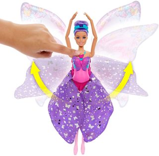 Barbie tanečnice s motýlími křídly 2v1 (proměna) Mattel