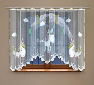Kusová záclona Jednorožec 160x300 cm