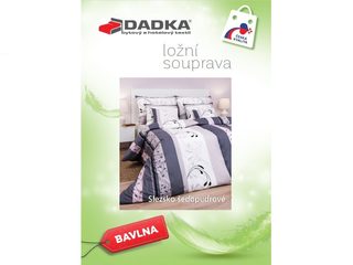 Povlečení bavlna Slezsko šedo-pudrové 240x200, 2x 70x90 cm