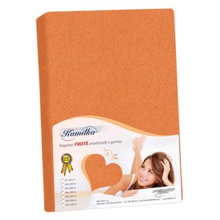 Prostěradlo froté Oranžová /049