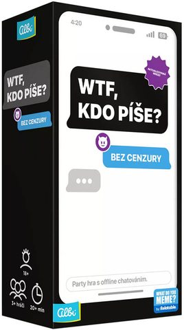 ALBI HRA WTF, kdo píše? Pro dospělé *SPOLEČENSKÉ HRY*
