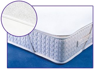 Chránič s PVC zátěrem Bílá 103/001 70x140 cm