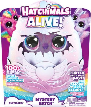 Spin Master Hatchimals jednorožec líhnoucí se (interaktivní, baterie, světlo, zvuk)