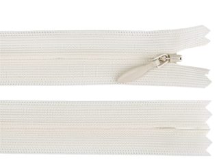 Spirálový zip skrytý YKK No 3 délka 50 cm dederon