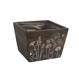 Obal s plastem k osázení D5969/2 - 15 × 15 × 11 cm