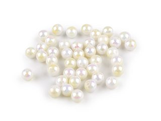 Plastové korálky s mermaid efektem Ø8 mm 20 g