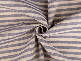 Dekorační látka pruhy / polybavlna METRÁŽ