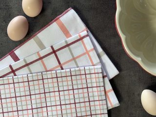Utěrka Extra savá 50x70 Káro mix oranžové 3 ks