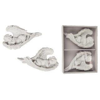 Dekorační anděl, 2 ks X4385 - 4,5 x 7 x 1,5 cm