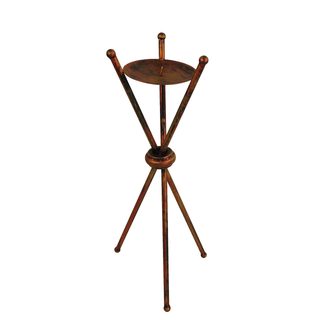 Svícen kovový K1002 - 13 x 13 x 48 cm