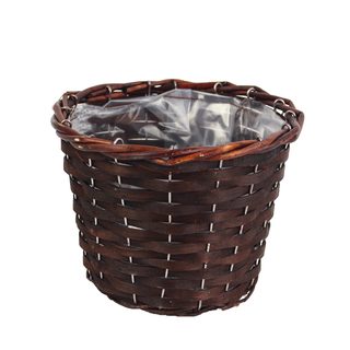Obal s plastem hnědý P0510 - dia 19 x 14 cm