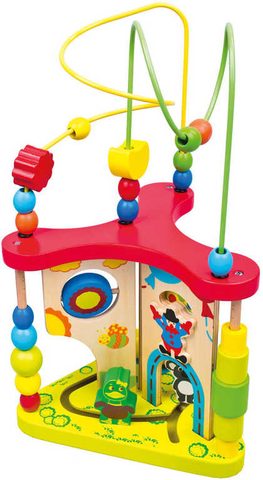 Bino baby motorický labyrint (provlékačka s korálky, aktivity)