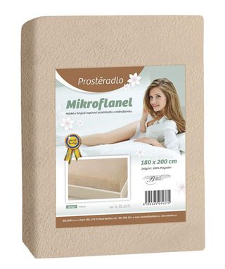Prostěradlo Mikroflanel Béžová 19/027