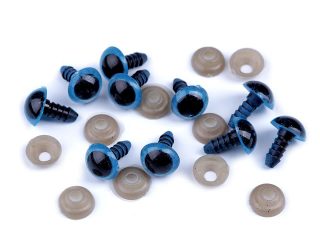 Oči s pojistkou Ø10 mm 10 sad