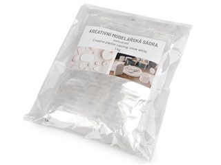 Kreativní modelářská sádra sněhově bílá 1 kg