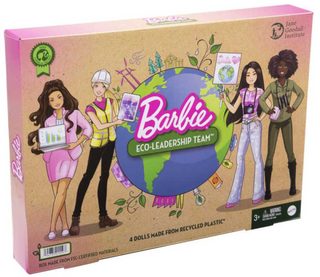 Barbie set „Ekologie je budoucnost“ (4 panenky + doplňky)
