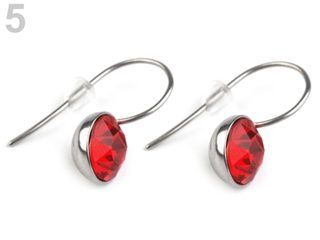 Náušnice ESSW01 Tribal - Chirurgická Ocel se Swarovski Krystalem