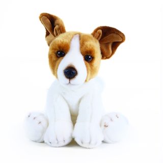 Plyšový pes jack russell teriér sedící 30 cm