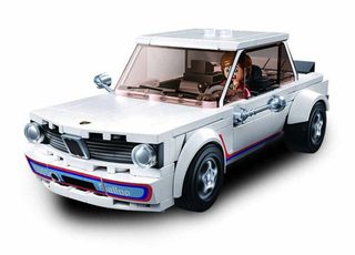 SLUBAN Model Bricks Auto klasický vůz 2002 277 dílků + 1 figurka STAVEBNICE
