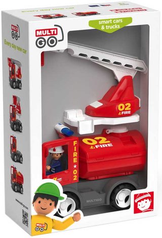 IGRÁČEK MultiGO FIRE set 2+1 figurka Igráček Hasič s autem