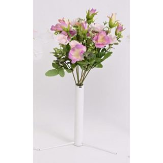 kytice z mini planých růží, 29 cm, sv fialová - 29 cm
