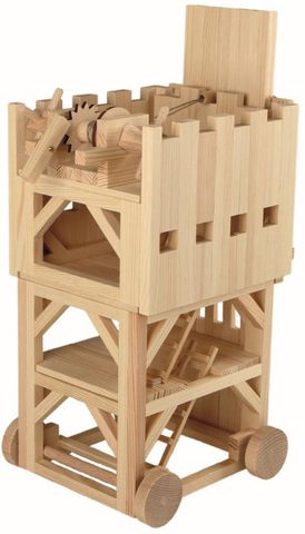 Walachia obléhací věž W74 (dřevěná stavebnice Creative Kit)