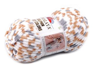 Dolphin Baby Colors Pletací žinylková příze 100 g