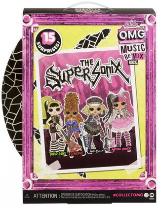 L.O.L. Surprise! O.M.G. Remix Rock Fame Queen (15 překvapení)