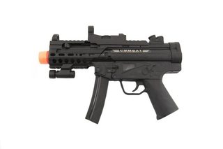 Pistole samopal plast 29cm na baterie se světlem se zvukem a vibracemi