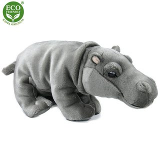 Plyšový hroch stojící 30 cm