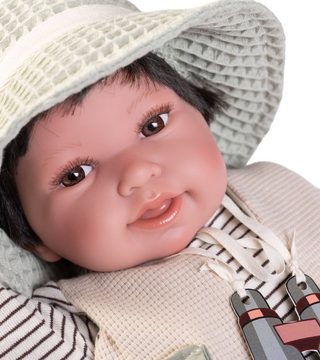 Antonio Juan panenka miminko Pipo chlapeček 42 cm (viny/textil)