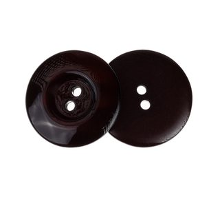 Knoflík - sada 3 ks Hnědá 349894A