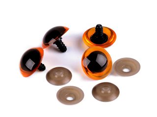 Oči velké s pojistkou Ø26 mm 4 sady