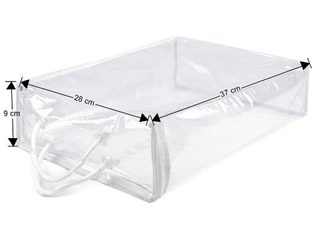 Obal na zboží PVC 28x37cm se zipem