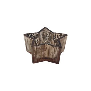Dekorační svícen hvězda S0508/1 - 8×0×3 cm